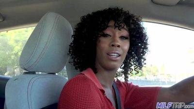 Misty Stone - Sexy Ebony MILF Misty Stone Takes Big Dick & Hot Cum - porntry.com