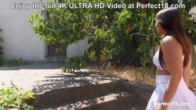 Peach Please! Sumiko Smile masturbating outdoor for Perfect18 - hotmovs.com