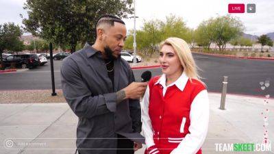 Kylie Ray - Her First Big Black Dick - videomanysex.com