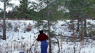 Role Play - Big Booty Stranger Lets Me Fuck Her At Campsite On Christmas - ah-me.com