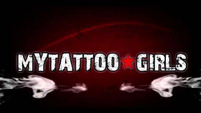 Petite Blonde Amina Sky Throbbing Breast Tattoo - AltErotic - hotmovs.com