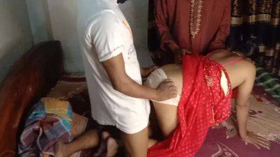 Newest Threesome Desi My Husbands Stepfather First Night Fucked Doggystyle Best Newly Married Wife With Husbands Stepfather Night Blowjo - desi-porntube.com - India