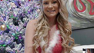 Luke Longly - Step Mom gives Me the Best Christmas Present Ever - Ellie Tay - Taboo Heat - Luke Longly - ah-me.com