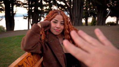 Hot Colombian Redhead Fucks Stranger in Church - Rough Doggy & Deep Throat - xxxfiles.com - Colombia