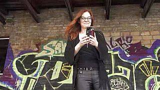 GERMAN SCOUT - Redhead MILF Mona - ah-me.com - Germany