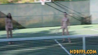 Horny nubiles Eating Pussy and getting finger-banged at sleepover - sexu.com