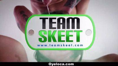 Teamskeet - wild latina hardcore during world bowl - sexu.com - Brazil