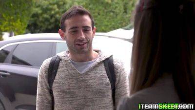 Jake Adams - Jake Adams pushed his cock inside ariels muddy throat! - sexu.com