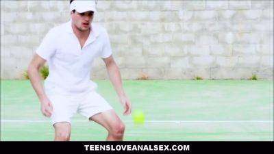 Brandi Bae - Hot Big Tits and ass blonde tennis coach Brandi Bae rectal pound from schoolgirl with Big Cock - sexu.com