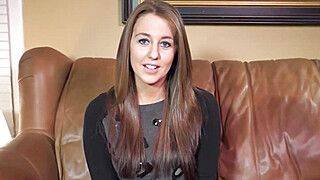 Busty Mature Redhead Autum Squirts On The Couch And Sucks A Big Cock! - ah-me.com