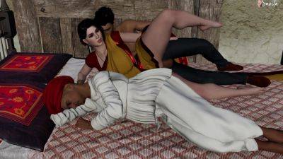 Indian Desi Bhabhi Hot Meena Got Fucked By Her Stepbrother-in-law In Front Of Her Husband - desi-porntube.com - India