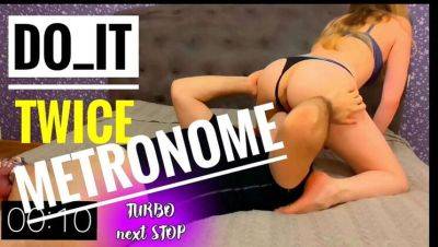 Hot Metronome Challenge - Cum Twice with JuliaSoftdome & SilentS - veryfreeporn.com