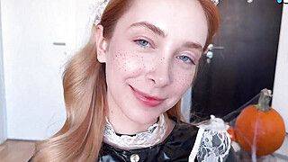 Taught a hot maid how to cook a cream pie - Loly Nebel - ah-me.com