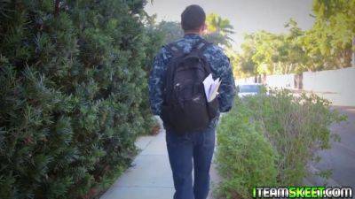 Athena Rayne - Small chicc athena opened up her pussy and lets bro tucks her so hard making her eyes roll - sexu.com