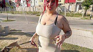 Hard sex with a fan who finds me on the street - ah-me.com