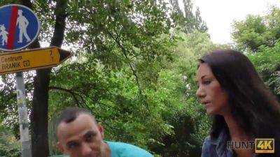 HUNT4K. Slut covered in jizz after nice sex for money with rich man - sexu.com