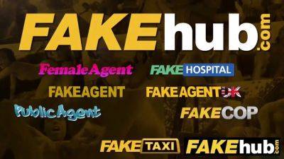 Fake agent uk small teenie gets cum blasted face on audition bed - sexu.com - Britain