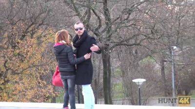 HUNT4K. Buying sex with a hot red chick - sexu.com - Czech Republic