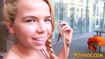 Real young spinner point of view fellating cock and fucking - sexu.com