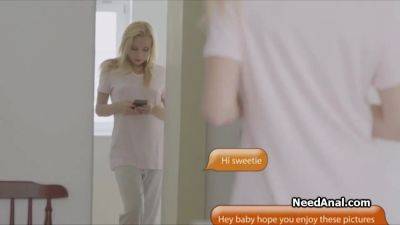 Big cock all way up in blonde teens ass - sexu.com