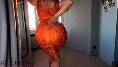 Blonde MILF in tight dress gets risky standing doggystyle creampie at sunset - Projectsexdiary - porntry.com - Germany