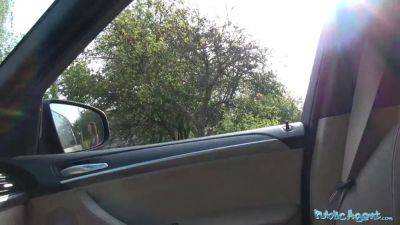 Public agent hitchhiking college girl fucks giant boner - sexu.com