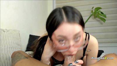 Deepthroats and Guzzles Every Drop of Thick Cock - txxx.com