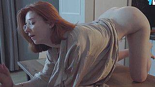 I Saw His Huge Cock and I was Scared, but then I Cum Several Times in a Row - ah-me.com