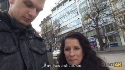 Hunt4k. prague pickup and sultry porno for money with hot brunette jocelyne z - sexu.com - Czech Republic