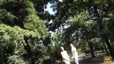 Hunt4k. brainy pickup in the park causes porn with teen stunner shanie ryan indoors - sexu.com - Czech Republic