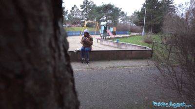 Public agent ale danger displaying how far she can deepthroat a big massive dick - sexu.com