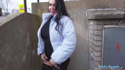 Public agent Huge Tits milf public point of view Sloppy Blowjob fucking doggie fast screw for curvy milf - sexu.com