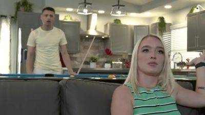 Petite blonde teen, Juliette Mint,discovers her friend's brother has a BIG dick and now she wants it! - hotmovs.com - Usa