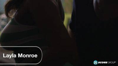 Layla Monroe rocks a lucky dude's world - hotmovs.com