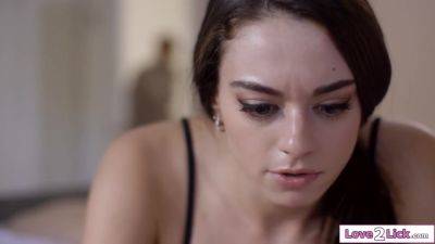 Stepdaughter wants to kiss her hot big tits French stepmommy - hotmovs.com - France