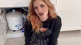 My goth neighbor wanted a throatpie - I never do stuff like this I was just really horny - ah-me.com