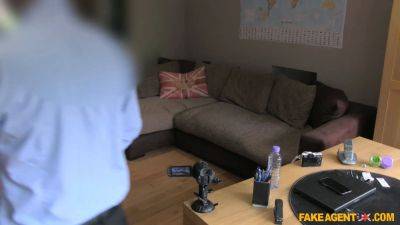 Big Tits steal the flash in this utter length casting flick - faux agent uk - sexu.com - Britain