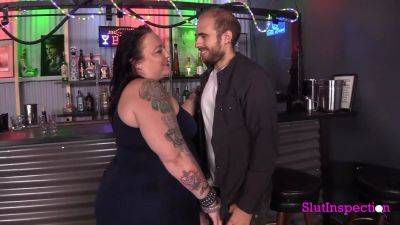 SlutInspection - Tattooed BBW Calista Roxxx Gets A Mouthful Of Cock - sexu.com