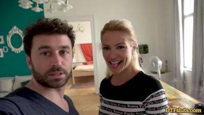 Cherry Kiss Shares Some Cock With Rebecca Volpetti - hotmovs.com