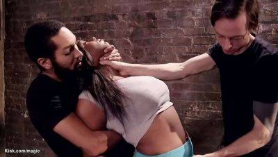 Owen Gray - Lisa Tiffian's Huge Ebony Tits Bound & DP Fucked Hard by Owen Gray - veryfreeporn.com