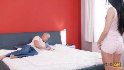 Old4k. kinky brunette wants bf senior penis while they are alone - sexu.com