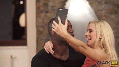 Black4k. ebony cavalier give cunnilingus then fucks milky labia - sexu.com - Czech Republic