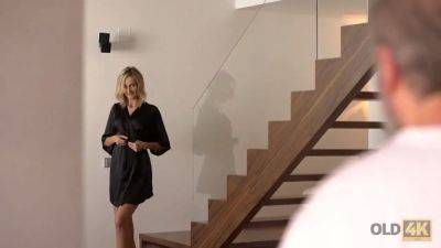 Old4k. soft porn is the way blondie and aged husband begin their day - sexu.com - Czech Republic