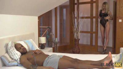Black4k. adorable blonda stunner wants to try Big Cock of ebony hotel guest - sexu.com - Czech Republic