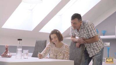 Old4k. super-sexy euro lady enjoys undirected porno with older gentleman - sexu.com