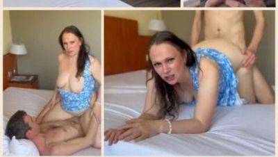 German MILF Saskialove87 Gets Creampied by Stranger's XL Cock - Rough Doggy Style Fuck - porntry.com - Germany