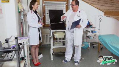 Cute Blonde Teen 18+ Gets Her Pussy Exposed And Examined - hotmovs.com