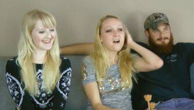 Blonde Teens Anneliese & Krystal Play Strip Pirate Penguins Game - HD Amateur Threesome - xxxfiles.com