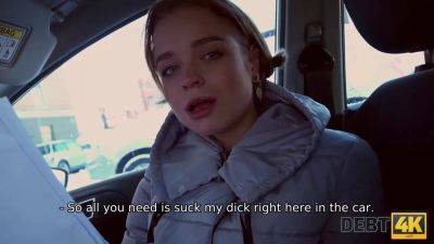 Debt4k. stunner couldnt pay the debt for Big Tits so collector fucked her hard - sexu.com - Russia