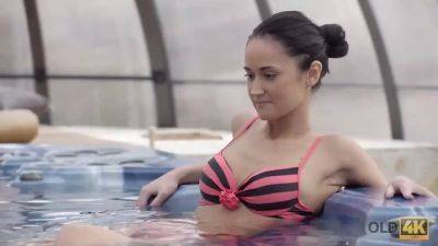 Old4k. slender dark haired is in the mood for sensuous xxx with old boyfriend - sexu.com - Czech Republic